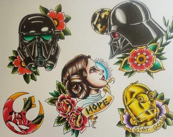 Flash de tatouage Star Wars