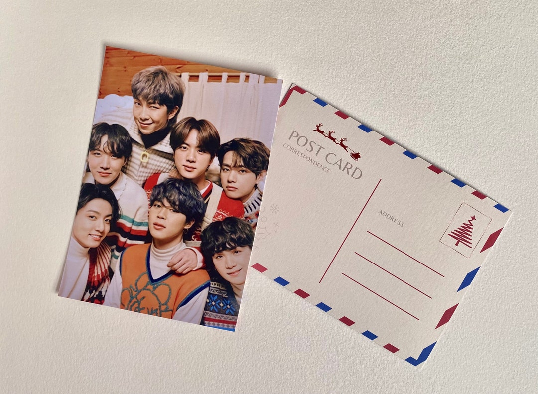 Christmas Postcards KPOP Fanmade Christmas Postcard KPOP Etsy