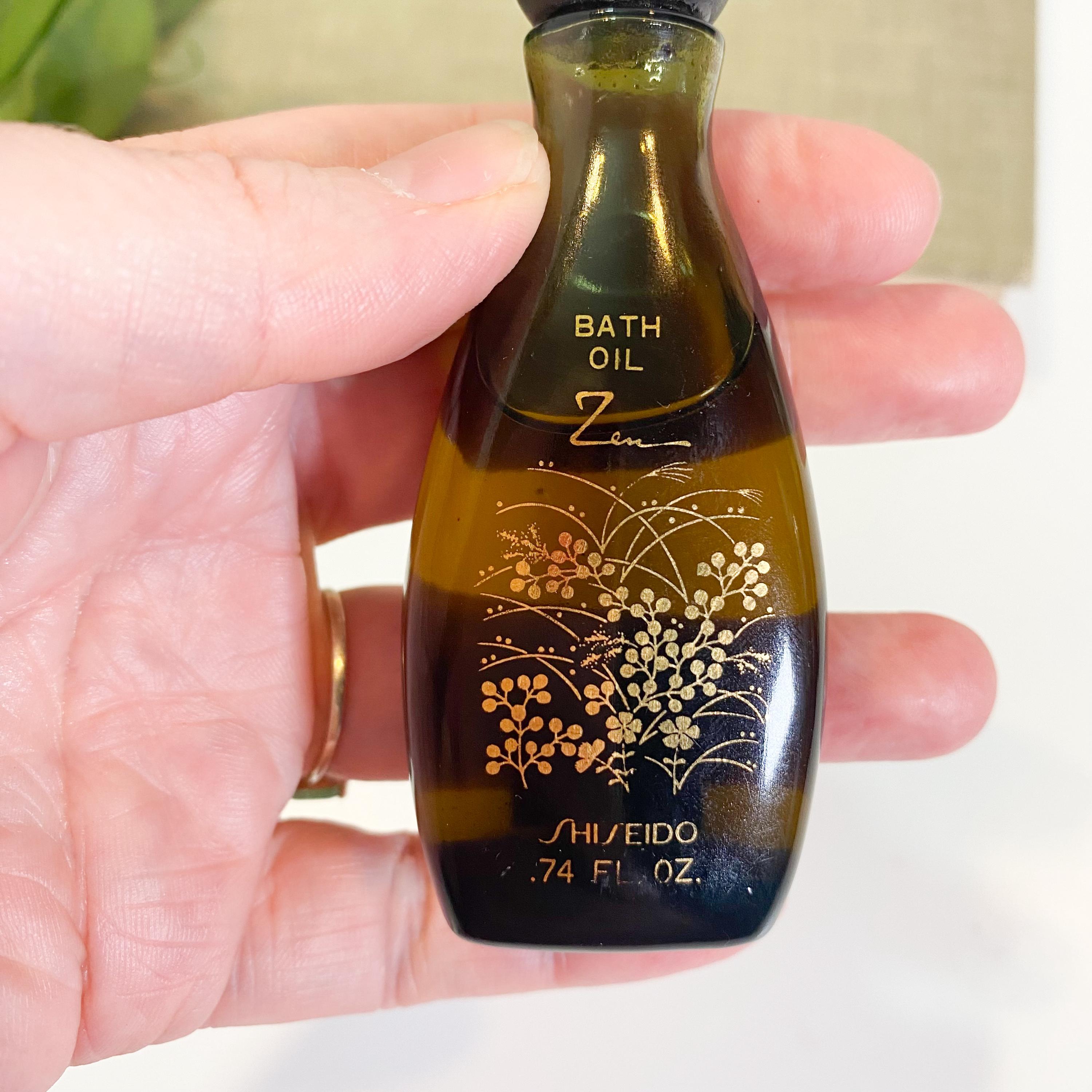 Vintage Shiseido Zen Bath Oil: Discontinued Scent (.74 Fl Oz