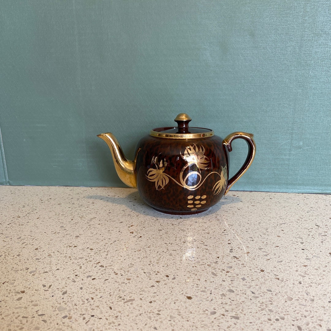 Vintage Gibsons & Sons English Teapot Brown Vintage Teapot Etsy