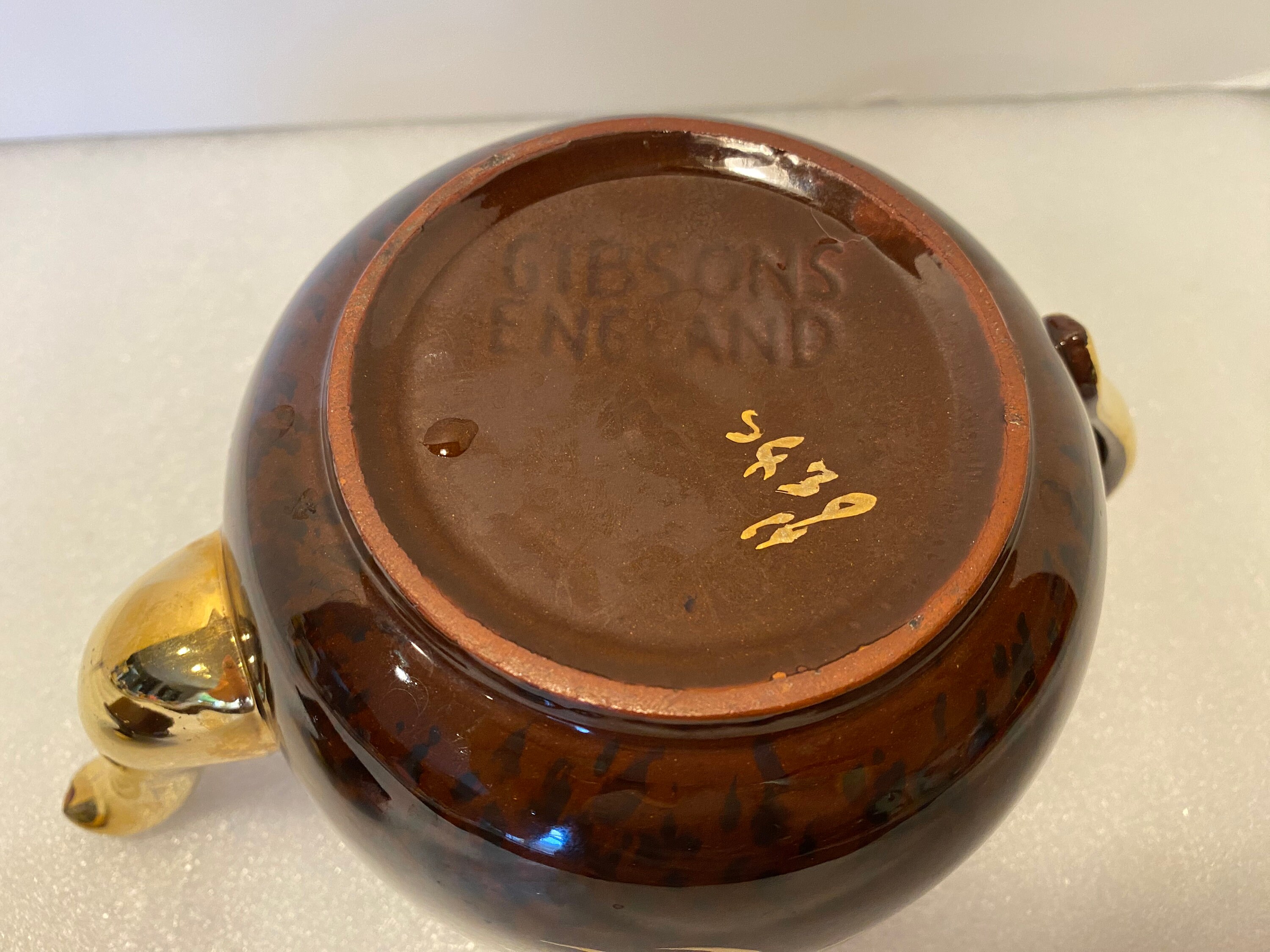 Vintage Gibsons & Sons English Teapot Brown Vintage Teapot Etsy