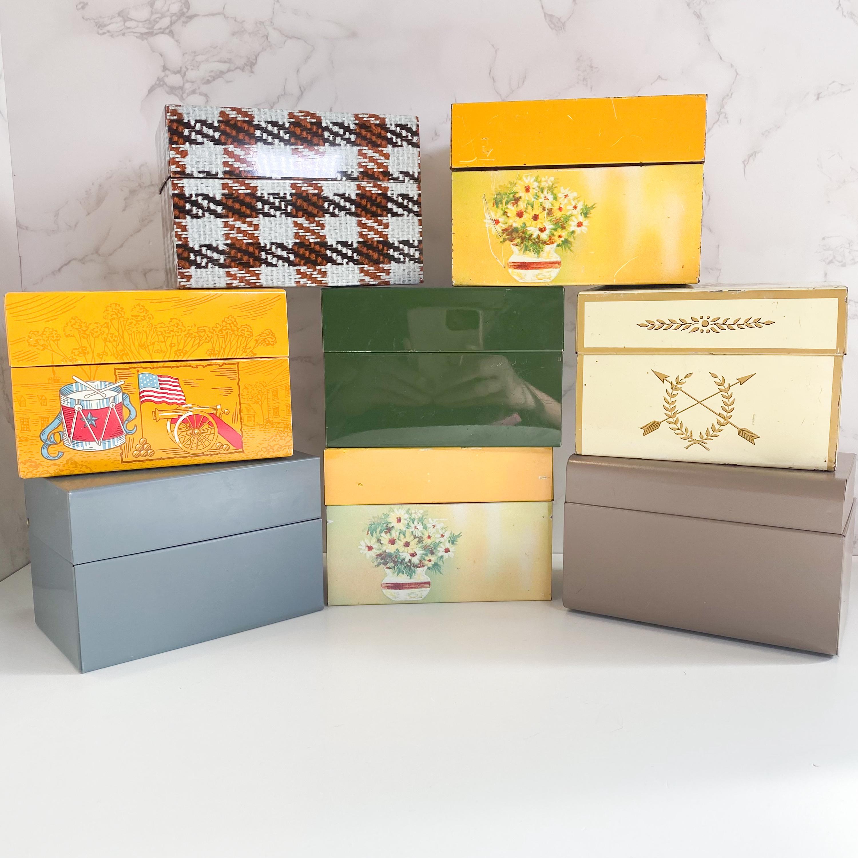J Chein Metal Recipe Box - Etsy J Chein Metal Recipe Box - Etsy