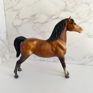 Vintage Breyer Horse, Brown Morgan, Model #69, 1960s Breyer Horse, Vintage Horse Statue, Vintage Toy, Brown Horse