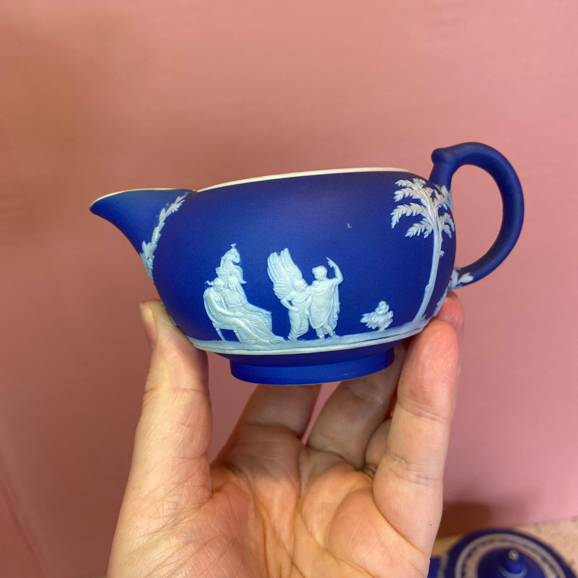 Wedgwood Tea Set Cobalt Blue Wedgwood Antique Wedgwood Etsy