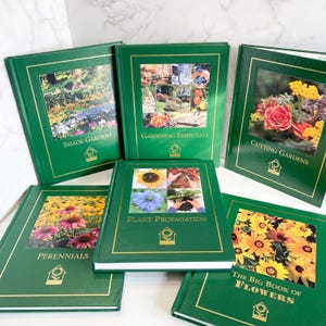 Choice of Vintage Garden Books from National Home Gardening Club, Buy One or More Books, Gift for Gardener,  Gardening Resource Books