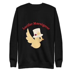 Lucifer Morningstar Hazbin Hotel (Unisex Premium Sweatshirt)