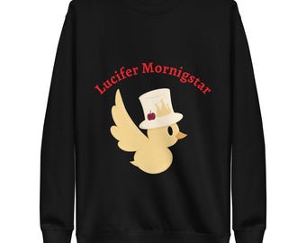 Lucifer Morningstar Hazbin Hotel (Unisex Premium Sweatshirt)