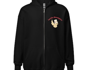 Lucifer Morningstar Hazbin Hotel (Unisex heavy blend zip hoodie)