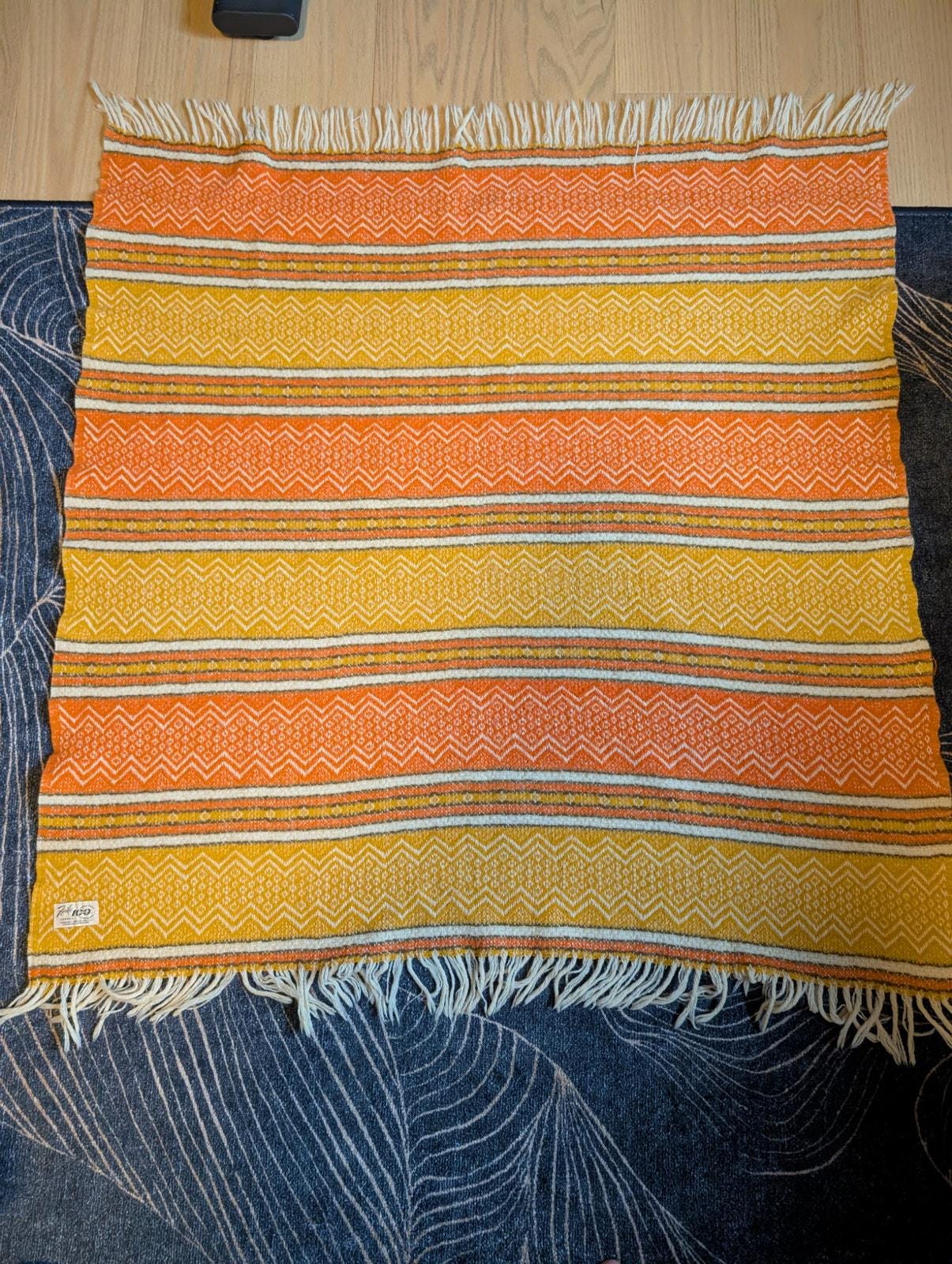 Faribo Wool Blanket Striped - Etsy