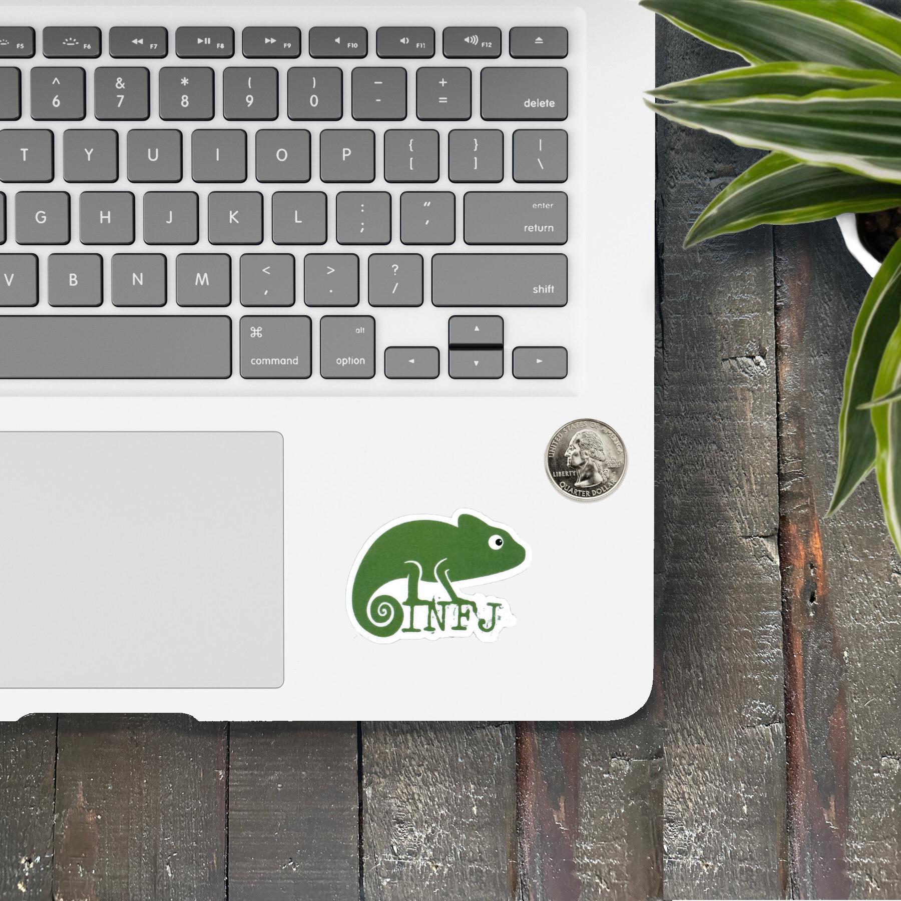 INFJ Chameleon Sticker, Myers Briggs Personality, Water Bottle Sticker ...