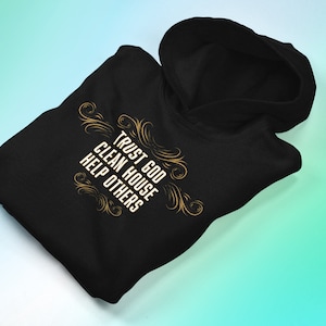Trust God Unisex Heavy Blend Hooded Sweatshirt