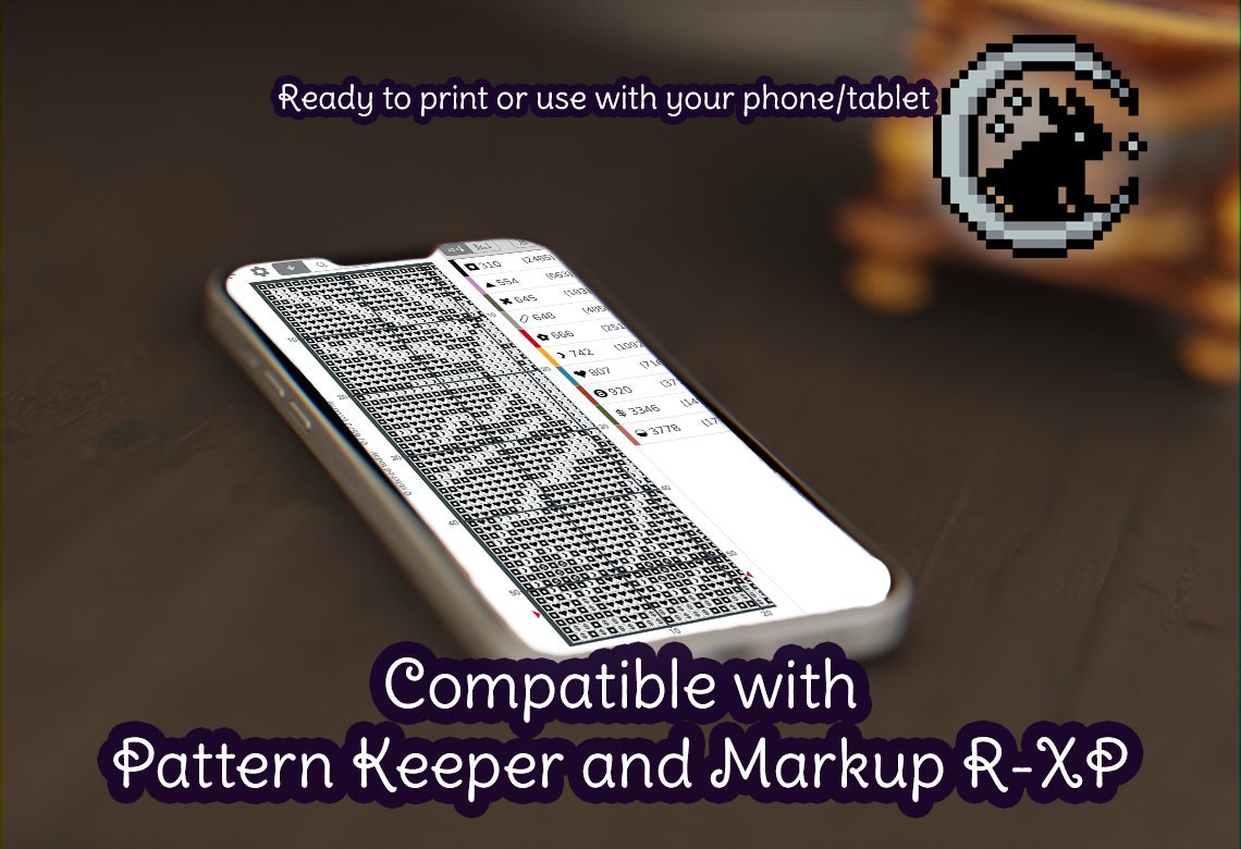 Tarot Card Cross Stitch Pattern the Tower Major Arcana Etsy