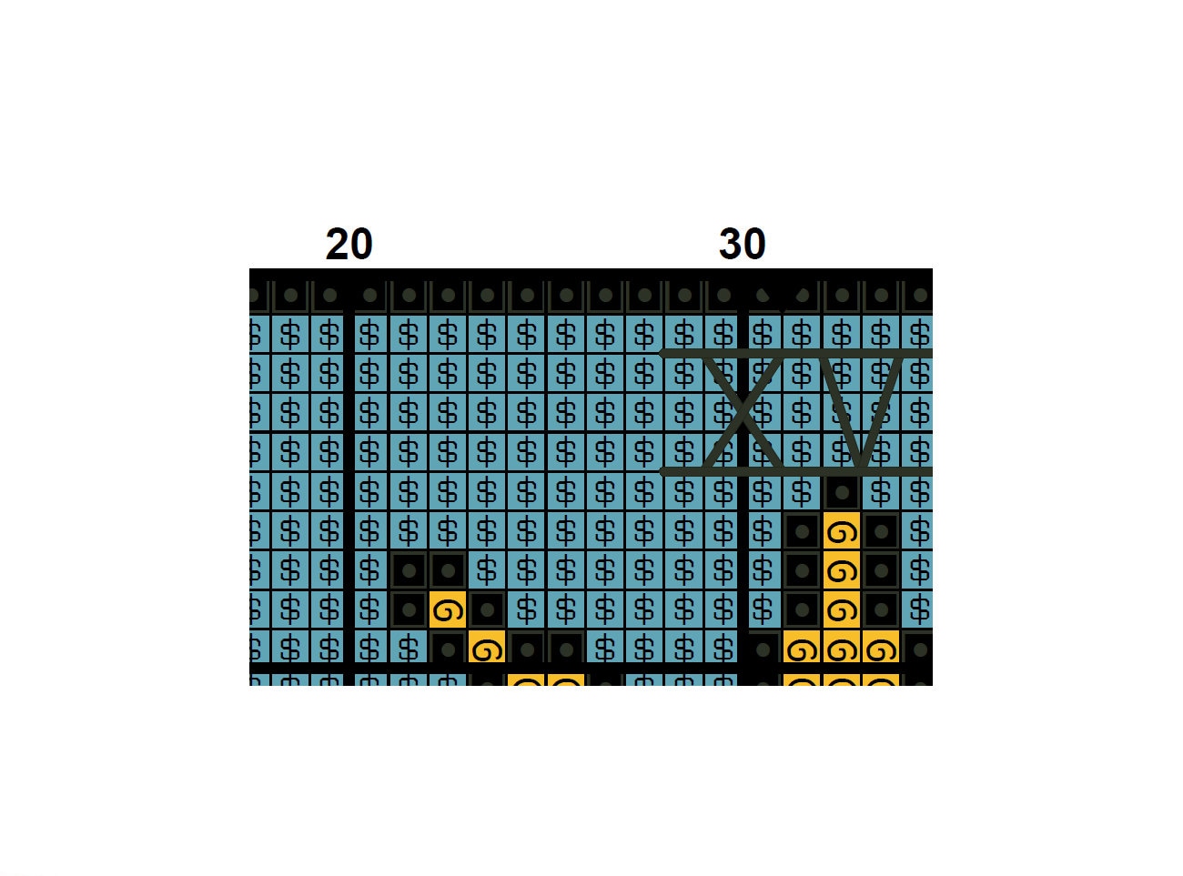 Tarot Card Cross Stitch Pattern the Tower Major Arcana Etsy