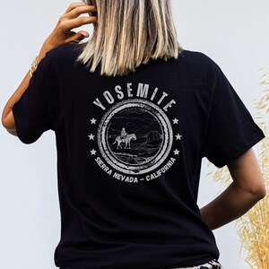Yosemite shirts, Yosemite tshirt, Sierra Nevada California, Yosemite National Park, Camping Clothes, Hiking shirt
