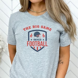 American Football shirt, The Big Game, Football Coach gift, Football lovers outfit, Football shirt gift, Football fan apparel, Football tee