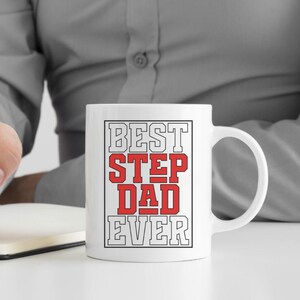 Bonus Papa Geschenk, Bester Stiefvater aller Zeiten, Geschenk für Stiefvater, Bonus Papa Mugful Geschenk, Stiefvater Vatertagsgeschenk