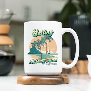 Sailing Coffee Mug, Sailor gift, Nautical Mug for Boaters, Ocean Lover Gift, Maritime Tea Cup, Captain&#39;s Mug, Boat Enthusiast Present