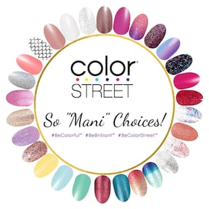 Nail Art At-Home Color Street Nail Strips 100% Real Nail Polish Easy Peel & Apply Salon-Quality Nails at Home Bundle Nail Strip Gift Set