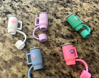 Stanley Straw Cover Stanley Accessories Drink Topper Drink Cup Cover for Stanley Quencher Washable Stanley Straw Cap Reusable Straw Cover