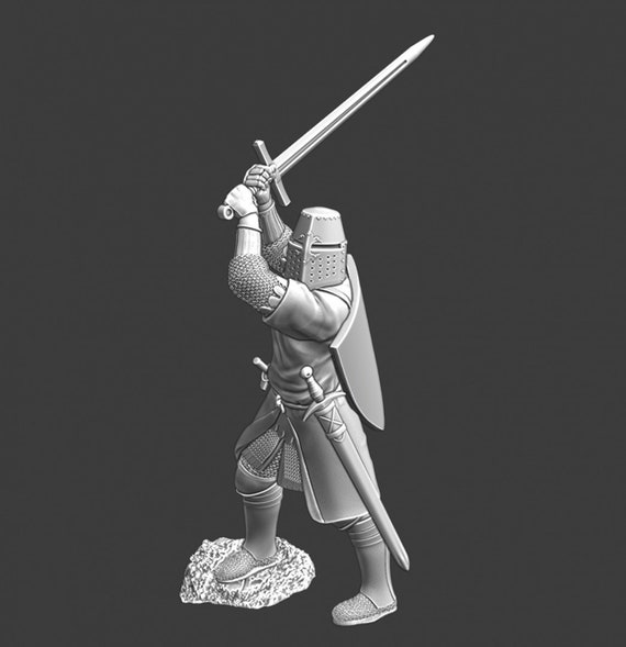 Stablemates: Medieval プレイセット Northern Crusades Miniatures, Medieval Crusader Knight, Soldier