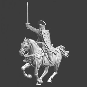 Northern Crusades Miniatures, Medieval Richard the Lionheart, Crusader King, 1/56, RPG Miniature, 28mm, 3D Print, Wargaming, Historical, DnD