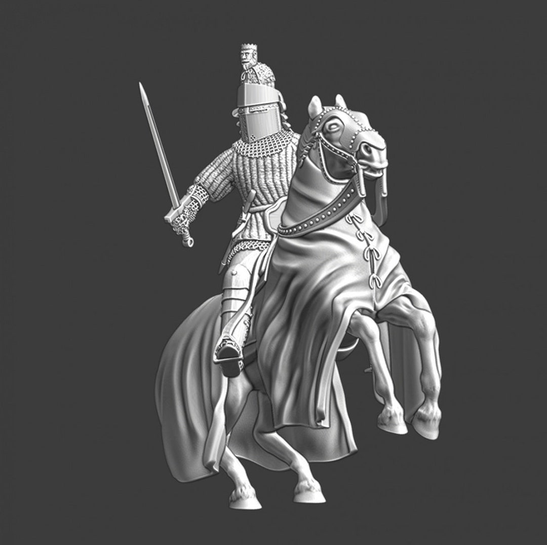 Northern Crusades Miniatures Medieval Mounted English Prince Etsy