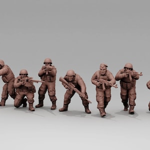 Modern Iranian Army Minifigures, 20mm 28mm 32mm 35mm 40mm 54mm Modern Miniatures Post Apocalyptic Zona Alfa Fallout Wasteland RPG USA MADE
