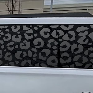 Fits 2015-2020 GMC Yukon XL Rear Side Window Leopard Cheetah Print Decal Sticker