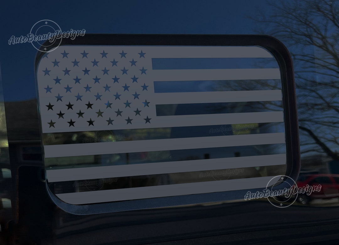 Fits 2022-2023 Ford Maverick Rear Middle Sliding Window American Flag ...