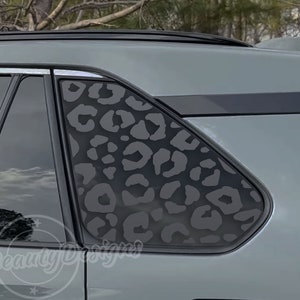 Fits 2019-2025 Toyota RAV4 Rear Side Window Leopard Cheetah Print Decal Sticker