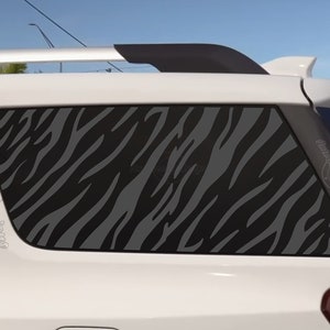 Fits 2018-2023 GMC Acadia Rear Side Window Tiger Stripes Decal Sticker