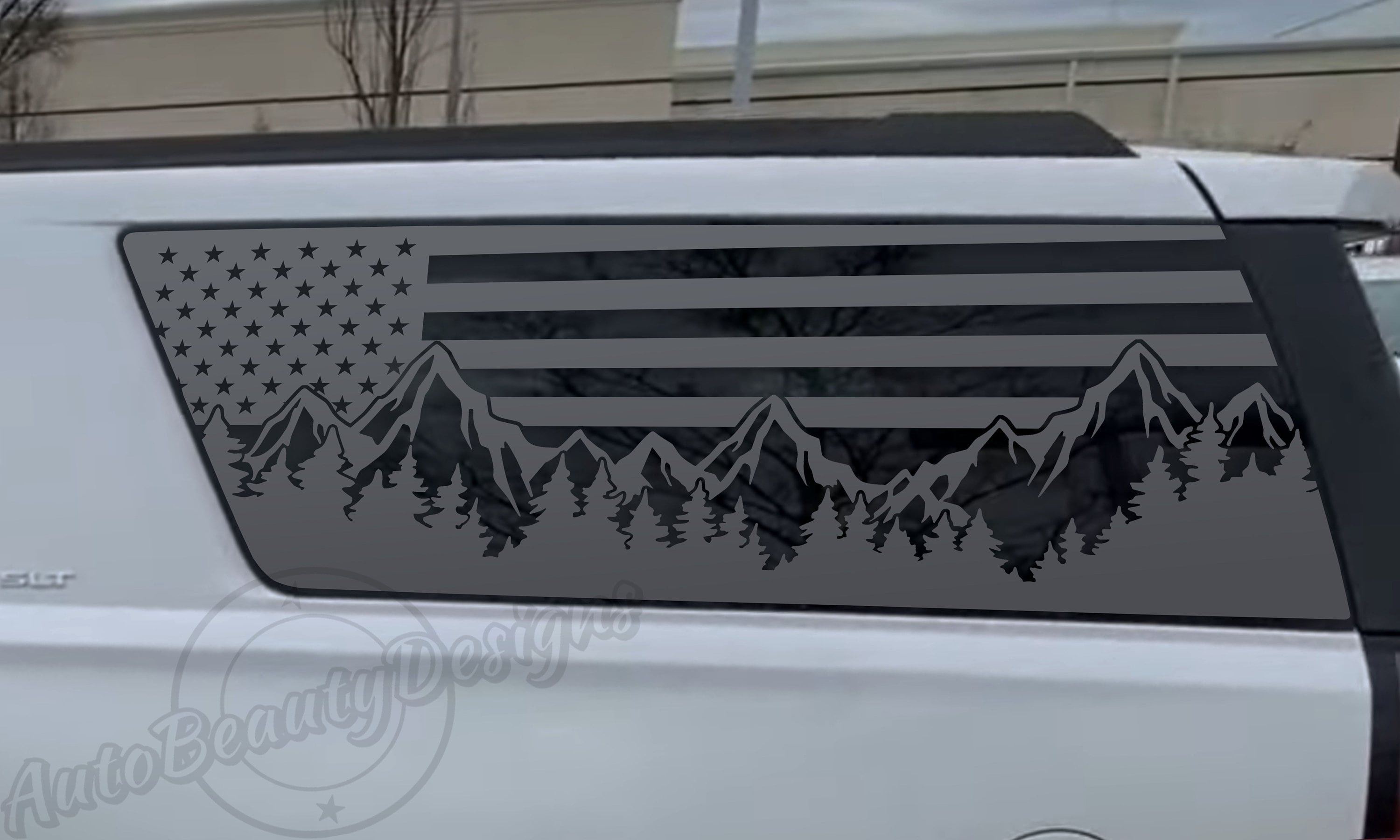 2 Cadillac Emblem Decal Stickers - For XTS, Escalade, SUV, Truck - Vinyl, Easy Apply, Made In USA