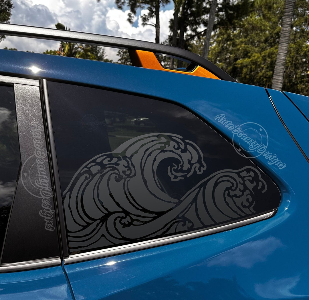 Subaru Forester Rally Sticker Fits 2019-2024 Subaru Forester Rear Side Window Ocean Waves Decal ...