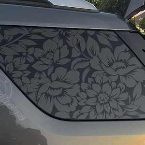 Fits 2011-2019 Ford Explorer Rear Side Window Floral Flowers Decal Sticker