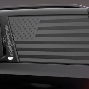 Fits 2021-2025 Cadillac Escalade Rear Side Window American Flag Decal Sticker