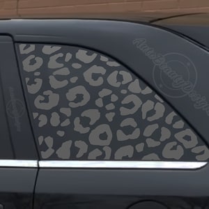 Fits 2007-2014 Ford Edge Rear Side Window Leopard Cheetah Print Decal Sticker
