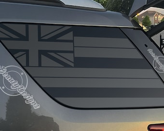 Fits 2011-2019 Ford Explorer Rear Side Window Hawaiian Flag Decal Sticker