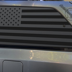 Fits 2011-2020 Toyota Sienna Rear Side Window American Flag Decal Sticker