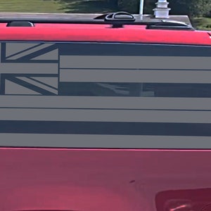 Fits 2007-2014 Chevy Suburban Rear Side Window Hawaiian Flag Decal Sticker