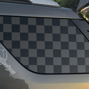 Fits 2011-2019 Ford Explorer Rear Side Window Checkered Flag Decal Sticker