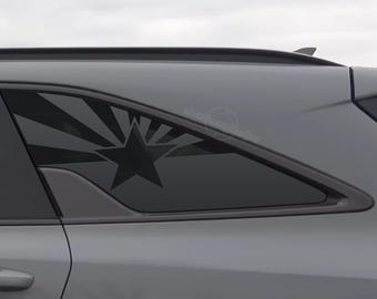Fits 2021-2026 Kia Sorento Rear Side Window Arizona State Flag Decal Sticker