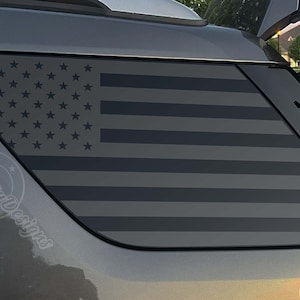 Fits 2011-2019 Ford Explorer Rear Side Window American Flag Decal Sticker