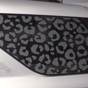 Fits 2020-2025 Ford Explorer Rear Side Window Leopard Cheetah Print Decal Sticker