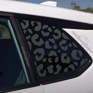 Fits 2020-2025 Toyota Corolla Cross Rear Side Window Leopard Cheetah Print Decal Sticker