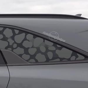 Fits 2021-2025 Kia Sorento Rear Side Window Cow Print Decal Sticker