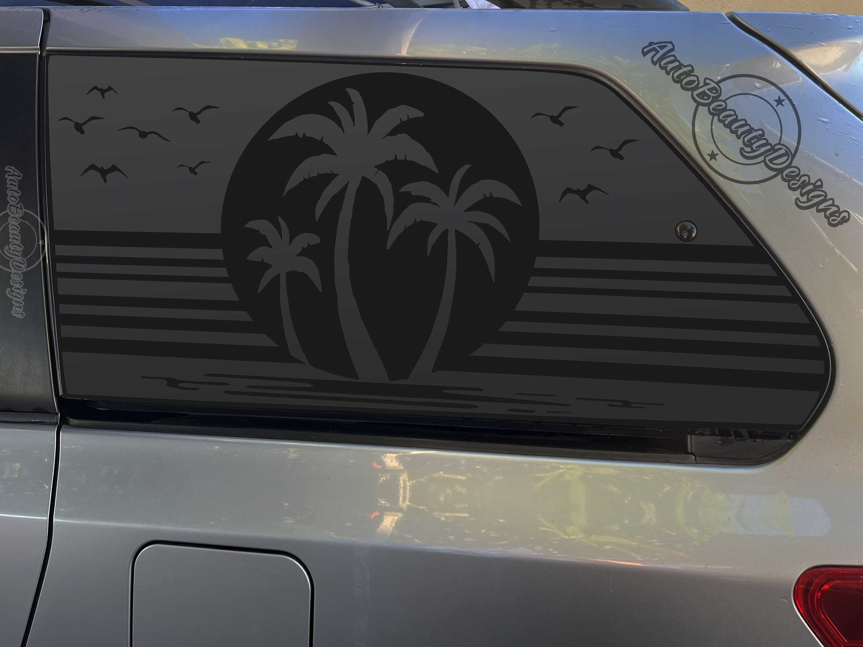 Lilcowboy USA Flag Decal For Toyota Sienna (2010-2020) – American Side Window Graphic TV1