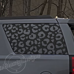 Fits 2015-2020 GMC Yukon Rear Side Window Leopard Cheetah Print Decal Sticker
