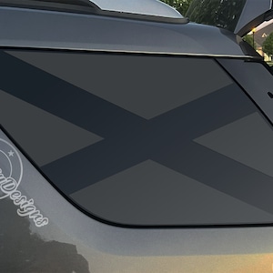 Fits 2011-2019 Ford Explorer Rear Side Window Flag of Scotland Decal Sticker