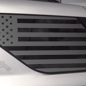 Fits 2020-2025 Ford Explorer Rear Side Window American Flag Decal Sticker