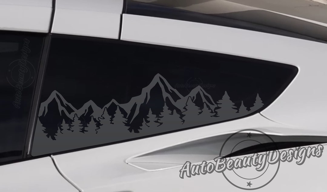 Fits 2014-2019 Chevrolet Corvette C7 Corvette Rear Side Window Mountain ...